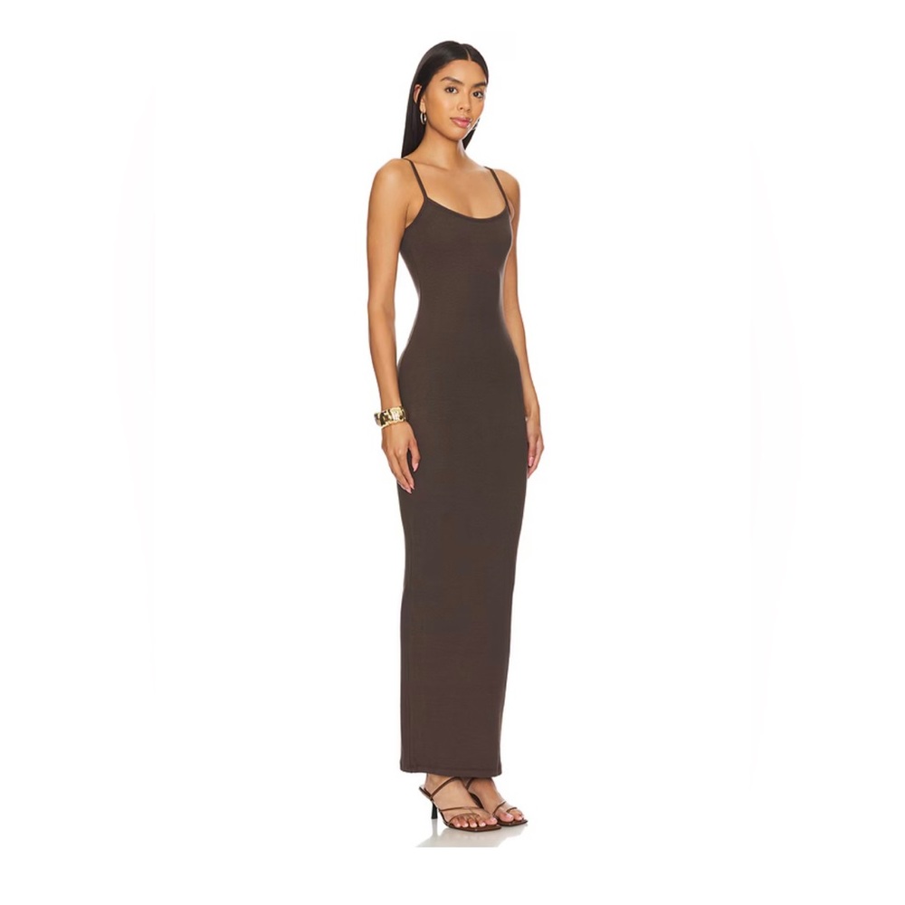 REVOLVE Clyque Donya Maxi Dress Espresso Size Small NWT - Picture 2 of 10